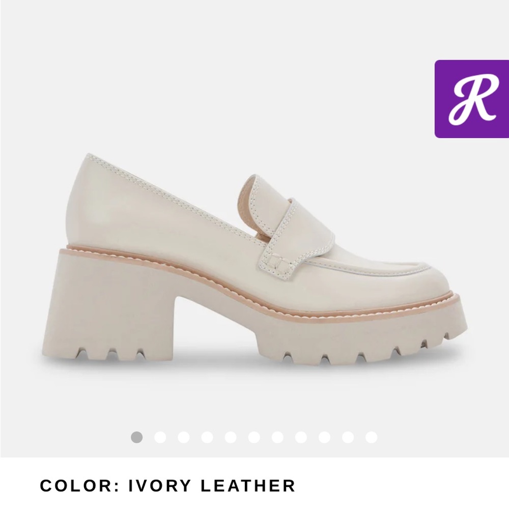 Halona loafer - white loafer NWT